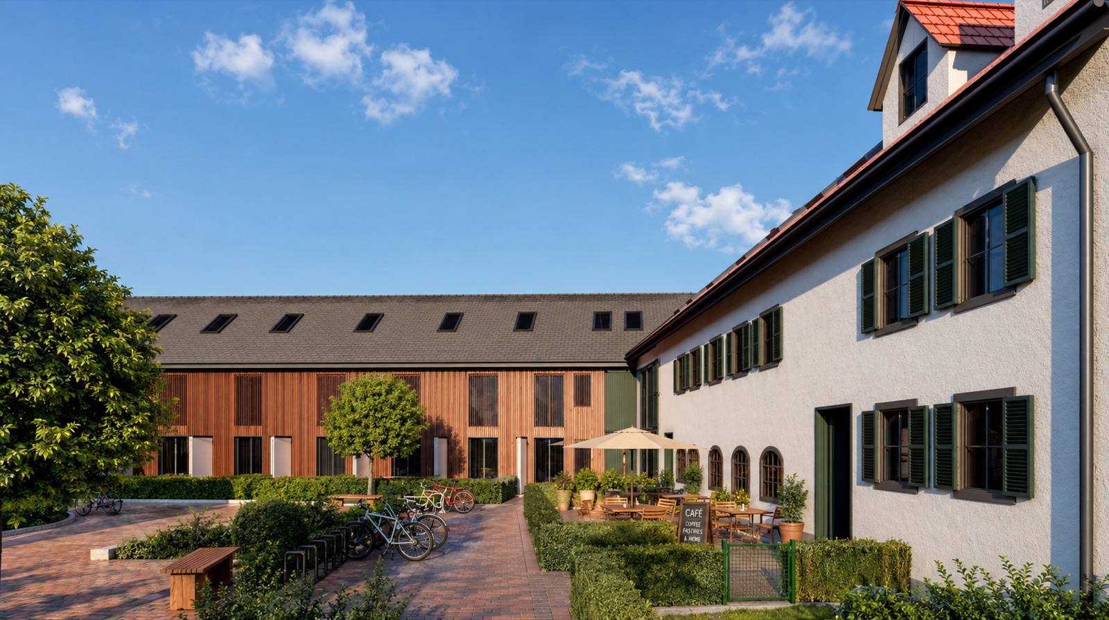 Denkmalgeschützter Bestandsbau